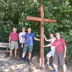 Konfikreuz-Wiederaufbau